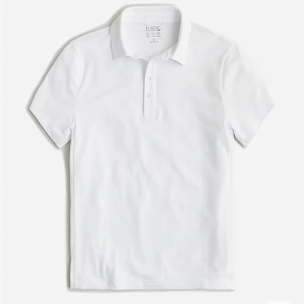 J crew Performance polo shirt with COOLMAX® classic